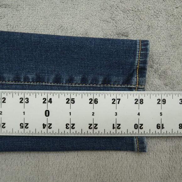 Adriano Goldschmied AG Women's Size 27R Blue Low-Rise Legging Ankle 28" Inseam - Picture 4 of 16